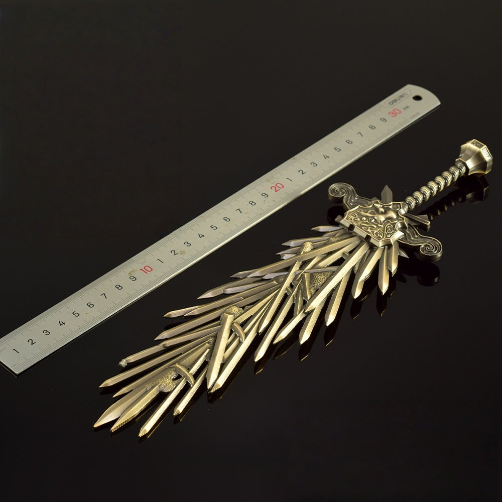 Nakorara　エルデンリング　剣接ぎの大剣　30cm　ミニチュア　工芸品　非実用性　武器モデル　装備品　ダイキャスト製　レプリカ
