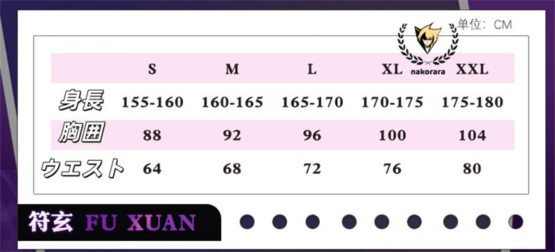 【最終処分】在庫限りで販売終了　Nakorara　崩壊:スターレイル 符玄　コスプレ衣装　3d樹脂製パーツ　Fu Xuan　costume　仙舟「羅浮」太卜司の長　イベント　仮装