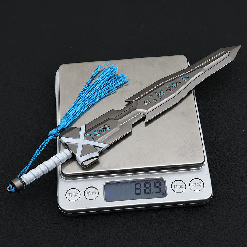 Nakorara アラド戦記 ミニチュア　大剣　剣モデル　22CM武器モデル　サムライ刀　DNF　 1/6スケール 日本刀　剣士装備 剣鬼　フィギュア　ダイキャスト製　工芸品　武器ファン　装備 Namini012