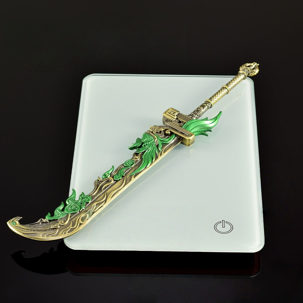 Nakorara　NARAKA:BLADEPOINT　  龍雀闊刀　大剣　30cm　ミニチュア　武器レプリカ　モデル　アクセサリー　 ナラカ　 工芸品　萌えグッズ　