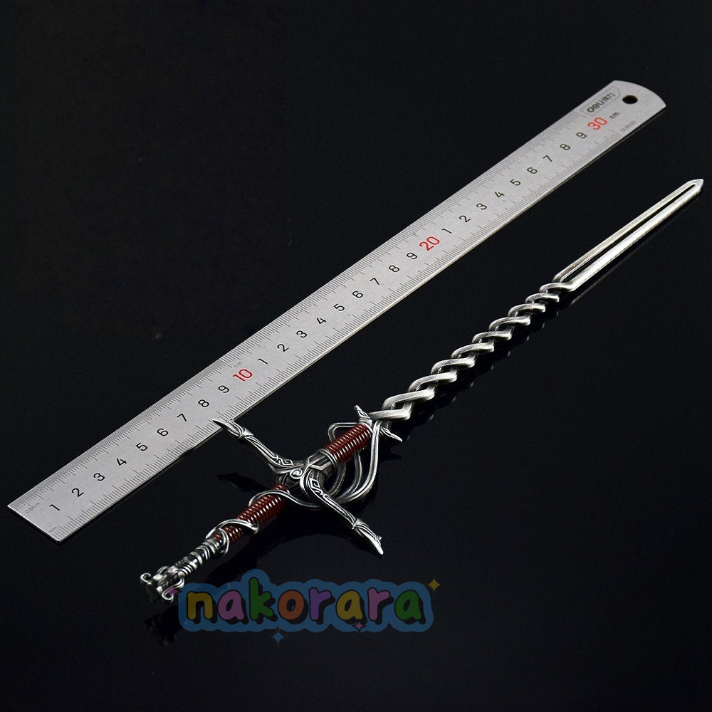 Nakorara　エルデンリング　火の騎士の大剣　ミニチュア　30㎝　76g　ダイキャスト製　DLC　ダイキャスト 武器模型　ーム武器 コレクション