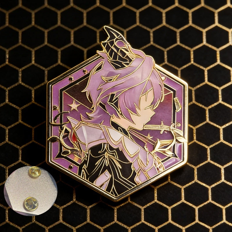 Nakorara 原神 ドゥリン プレゼント 可愛い 紫色 炎 印象グッズ 同人