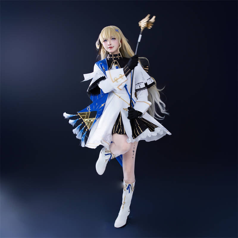 Nakorara　鳴潮 フィービー 帽子付き　コスプレ衣装　洋服風　ウィッグ　シューズ　法杖追加可能