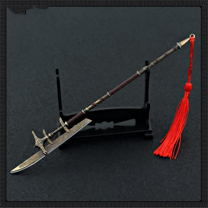 Nakorara  アサシンクリード 槍 ミニチュア 22㎝ キーホルダー キーチェーン グッズ アクセサリー インテリア装備品 ゲーム