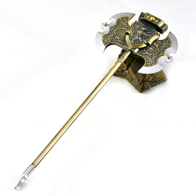 Nakorara　エルデンリング ゴドリックの王斧　ミニチュア モデル　23cm 　王斧　工芸品　ダイキャスト製 卓上装飾　