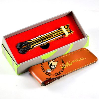 nakorara ヴァロラント VALORANT Champions 2025 バタフライナイフ 22cm  VCT 2025 Champions Paris 合金モデル ミニサイズ コレクターズアイテム ダイカスト工芸品 静物ディスプレイ