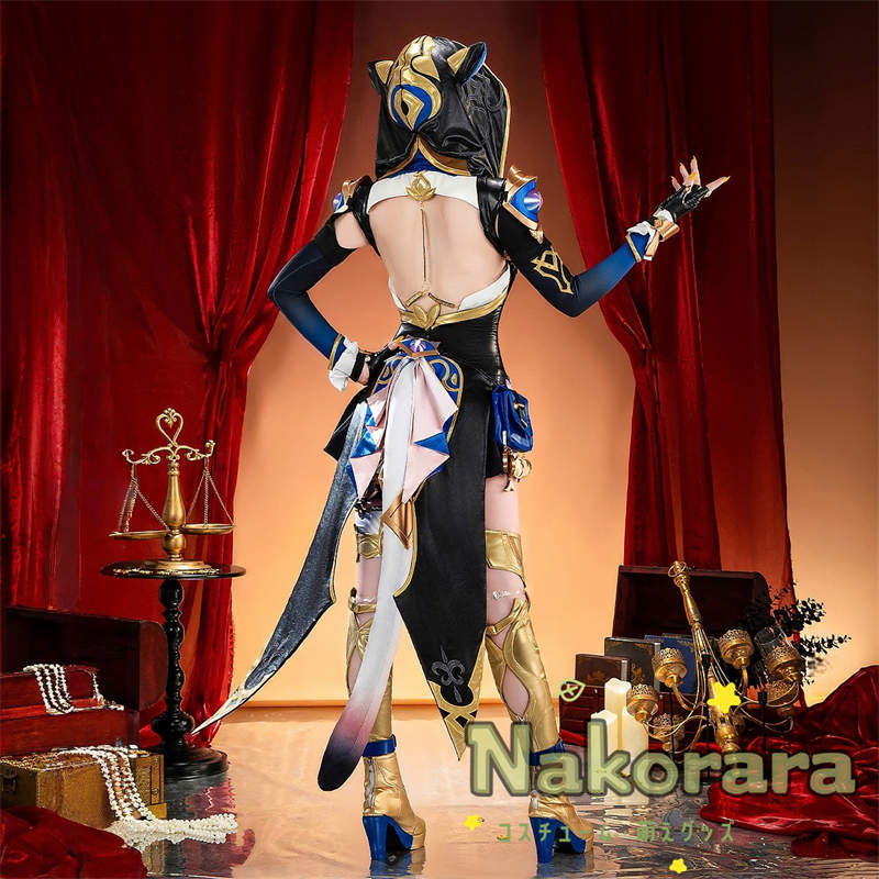 Nakorara 崩壊スターレイル サフェル コスプレ衣装 　3d樹脂製パーツ　セファリア　ウィッグ～シューズ追加可能　costume　Cipher 　仮装　사이퍼