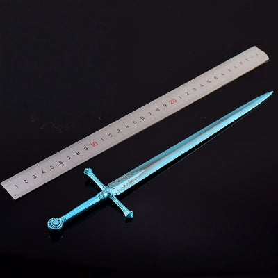 Nakorara エルデンリング カーリアの騎士剣 レプリカ 合金製 30cm ダイカスト製 塗装済み 武器模型 コレクター向け 非実用 展示用 ゲームグッズ