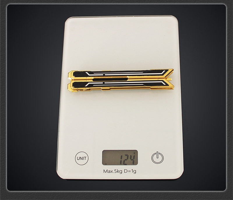 Nakorara　VALORANT　Champions 2025 バタフライナイフ　25㎝　124g  ヴァロラント 工芸品　武器モデル　アクセサリー　おもちゃ　武器ファン　ダイキャスト製