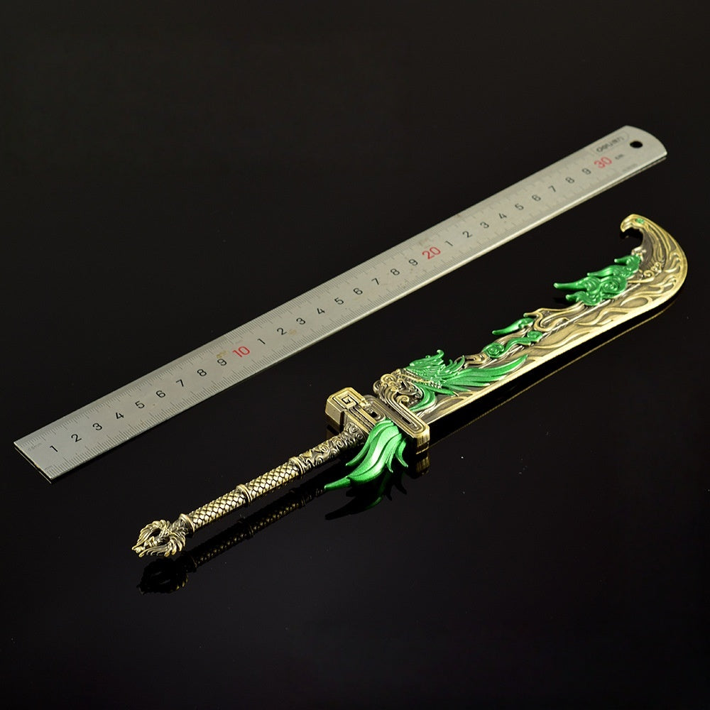 Nakorara　NARAKA:BLADEPOINT　  龍雀闊刀　大剣　30cm　ミニチュア　武器レプリカ　モデル　アクセサリー　 ナラカ　 工芸品　萌えグッズ　