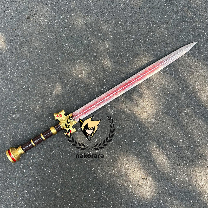 Nakorara NARAKA: BLADEPOINT　  正陽剣　コスプレ道具　武器モデル　片手剣　110cm　PU製　武器model　  ナラカ　Naraka　イベント　仮装