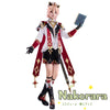 Nakorara 原神 ダリア　コスプレ衣装　帽子付き　Dahlia costume　3d樹脂製パーツ　モンド　西風教会　イベント　風神バルバトスの伝道師　ウィッグ+シューズ追加可能