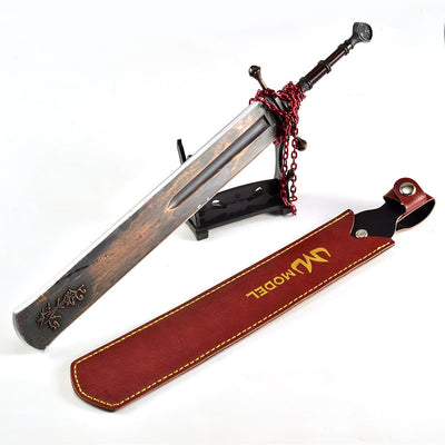 Nakorara エルデンリング マレー家の執行剣 30cm 　人工革付き　伝説の武器  ゲーム武器 鉄茨のエレメール 等比例 リアル ELDEN RING レプリカ モデル　高級 ダイカスト 装飾 コレクション プレゼント 海外限定製