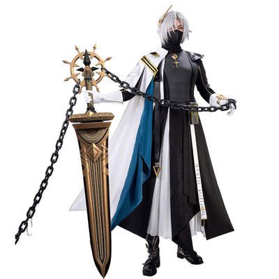 Nakorara　アークナイツ　ウルピアヌスコスプレ衣装　 深淵に目を注ぎ　昔時/Passe 　3d樹脂製パーツ　仮装　乌尔比安 Ulpianus costume　大陸版　