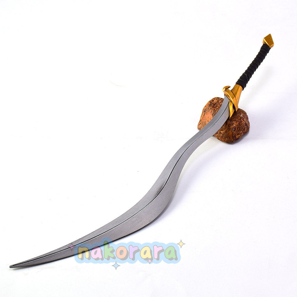 Nakorara　エルデンリング 猟犬の長牙 30cm ミニチュア　ダイキャスト製　萌えグッズ　武器レプリカ　モデル　撮影道具