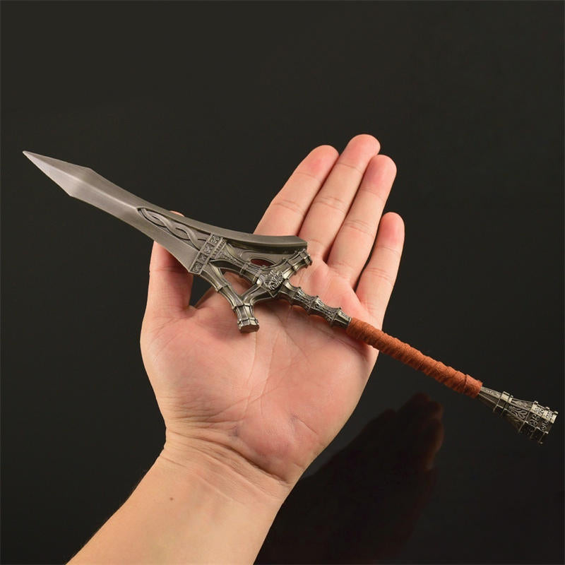 Nakorara エルデンリング 大蛇狩り 30cm　大槍　mini武器　165g ライカード　冒涜の君主　model　ミニチュア　アクセサリ　武器fan　