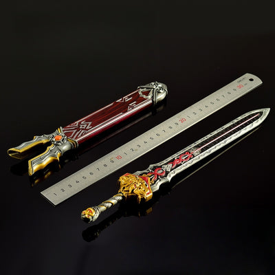 Nakorara　NARAKA: BLADEPOINT 龍泉剣　30cm　ミニチュア　ナラカ:ブレードポイント　工芸品　アクセサリー　モデル 　武器モデル　武器ファン　