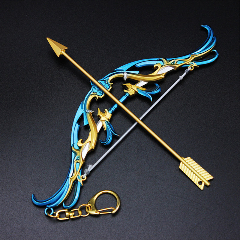 Nakorara　原神　終焉を嘆く詩　17cm ミニチュア　チェーンブレイカー　武器モデル　キーホルダー　ダイキャスト製　装備品　アクセサリー　武器ファン向け　おもちゃ　レプリカ