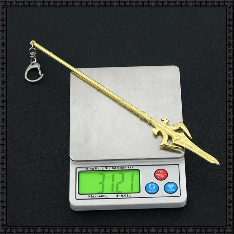 Nakorara  アサシンクリード 槍 ミニチュア 22㎝ キーホルダー キーチェーン グッズ アクセサリー インテリア装備品 ゲーム