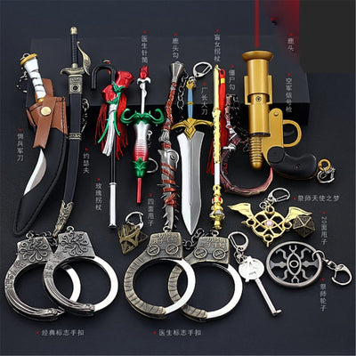 Nakorara アイデンティティ5　ミニチュア　武器モデル　キーホルダー　第五人格/IdentityV　ダイキャスト製　おもちゃ　フィギュアスケート　アクセサリー