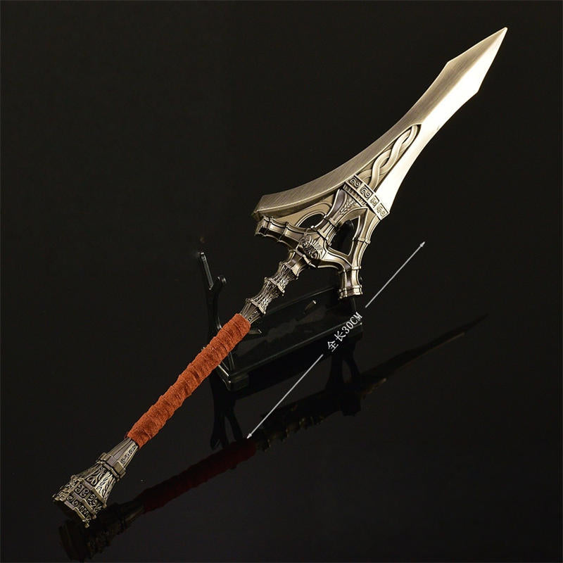 Nakorara エルデンリング 大蛇狩り 30cm 大槍 mini武器 165g ライ