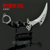 Nakorara　バイオハザード8　バイオ8　カランビットナイフ　18㎝　154g　ミニチュア　ダイキャスト製　Resident Evil Village　武器レプリカ　モデル　アクセサリー　萌えグッズ