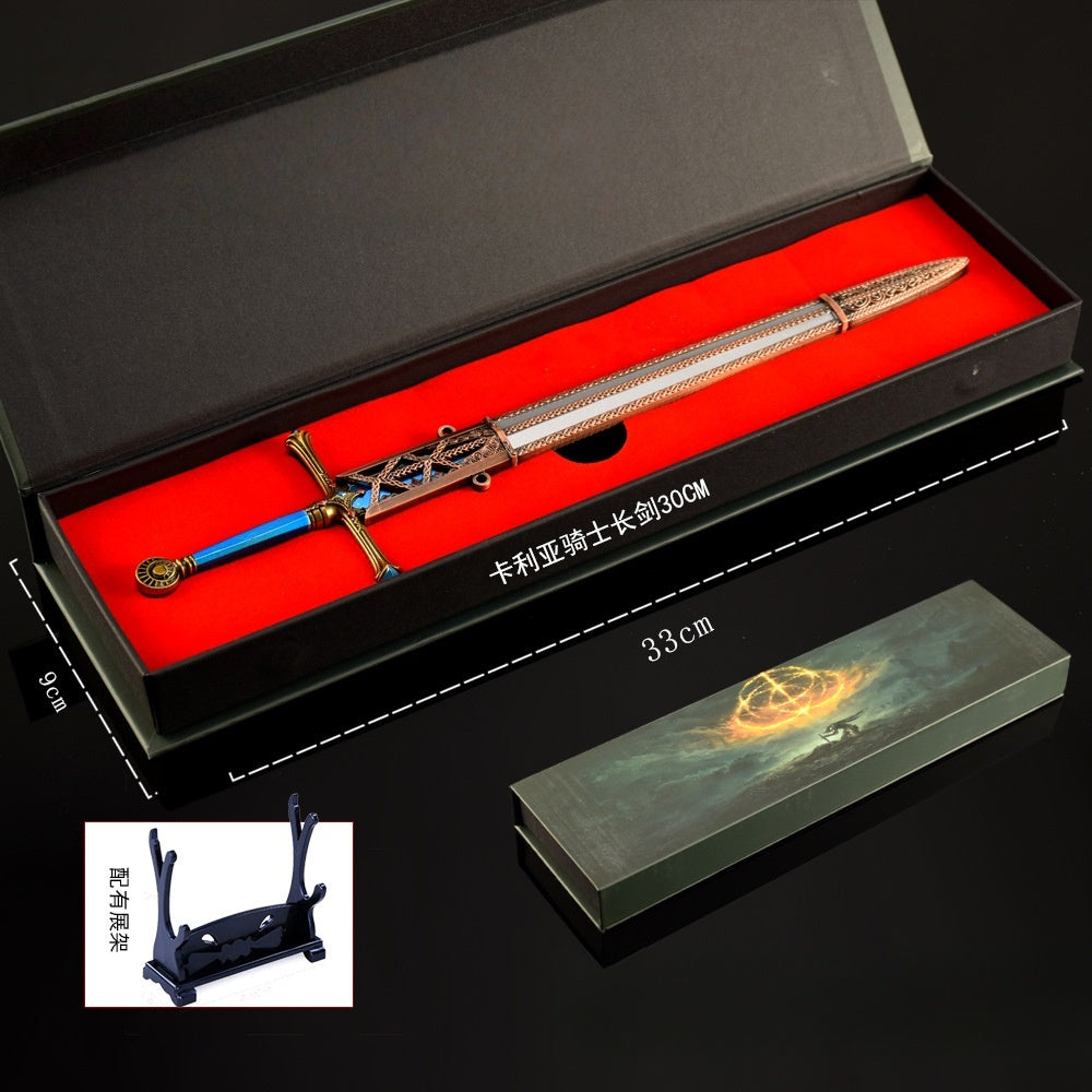 Nakorara　エルデンリング　ミニ武器　カーリアの騎士剣　30㎝　収納ケース付き　武器モデル　レプリカ｜ELDEN RING　Na004