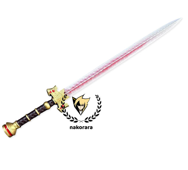 Nakorara NARAKA: BLADEPOINT　  正陽剣　コスプレ道具　武器モデル　片手剣　110cm　PU製　武器model　  ナラカ　Naraka　イベント　仮装