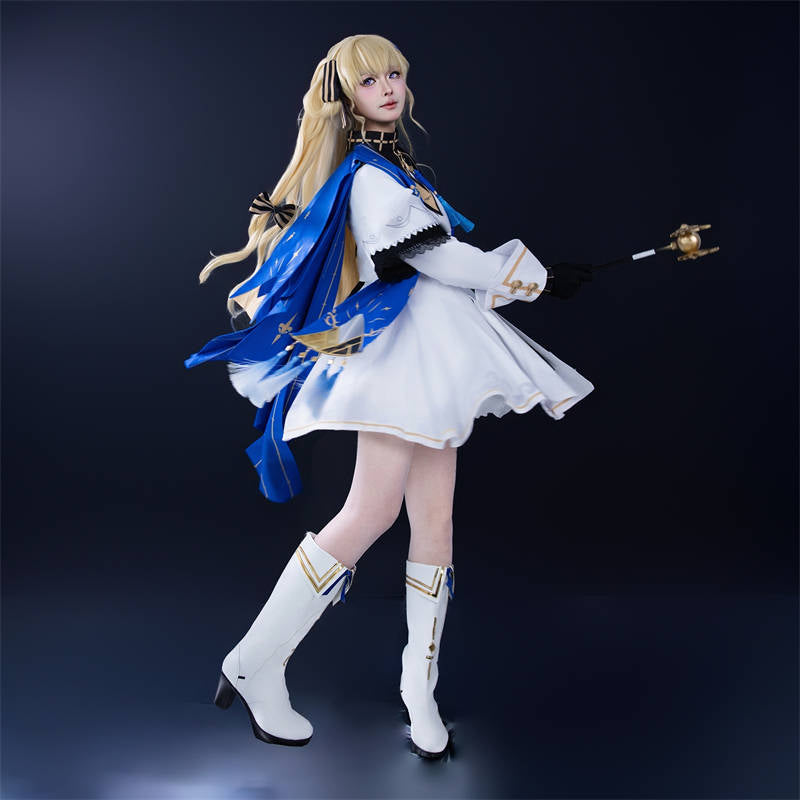 Nakorara　鳴潮 フィービー 帽子付き　コスプレ衣装　洋服風　ウィッグ　シューズ　法杖追加可能