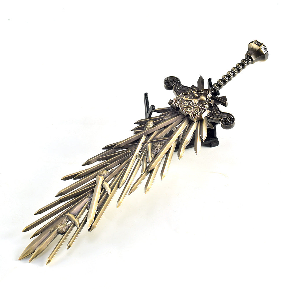 Nakorara　エルデンリング　剣接ぎの大剣　30cm　ミニチュア　工芸品　非実用性　武器モデル　装備品　ダイキャスト製　レプリカ