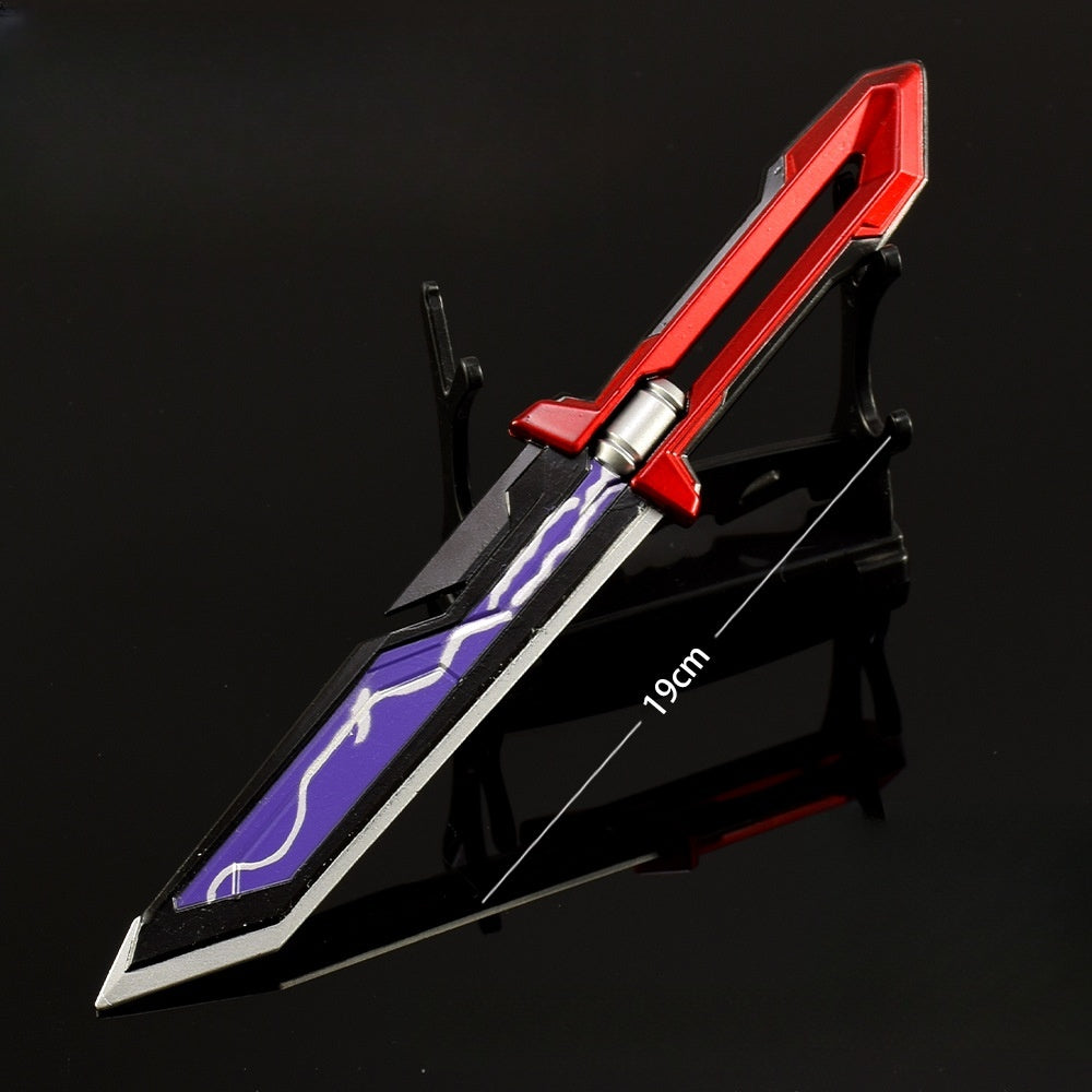 Nakorara  VALORANT ボルト ナイフ 19㎝　ミニ武器　武器モデル　ダイキャスト製　実物化　おもちゃ