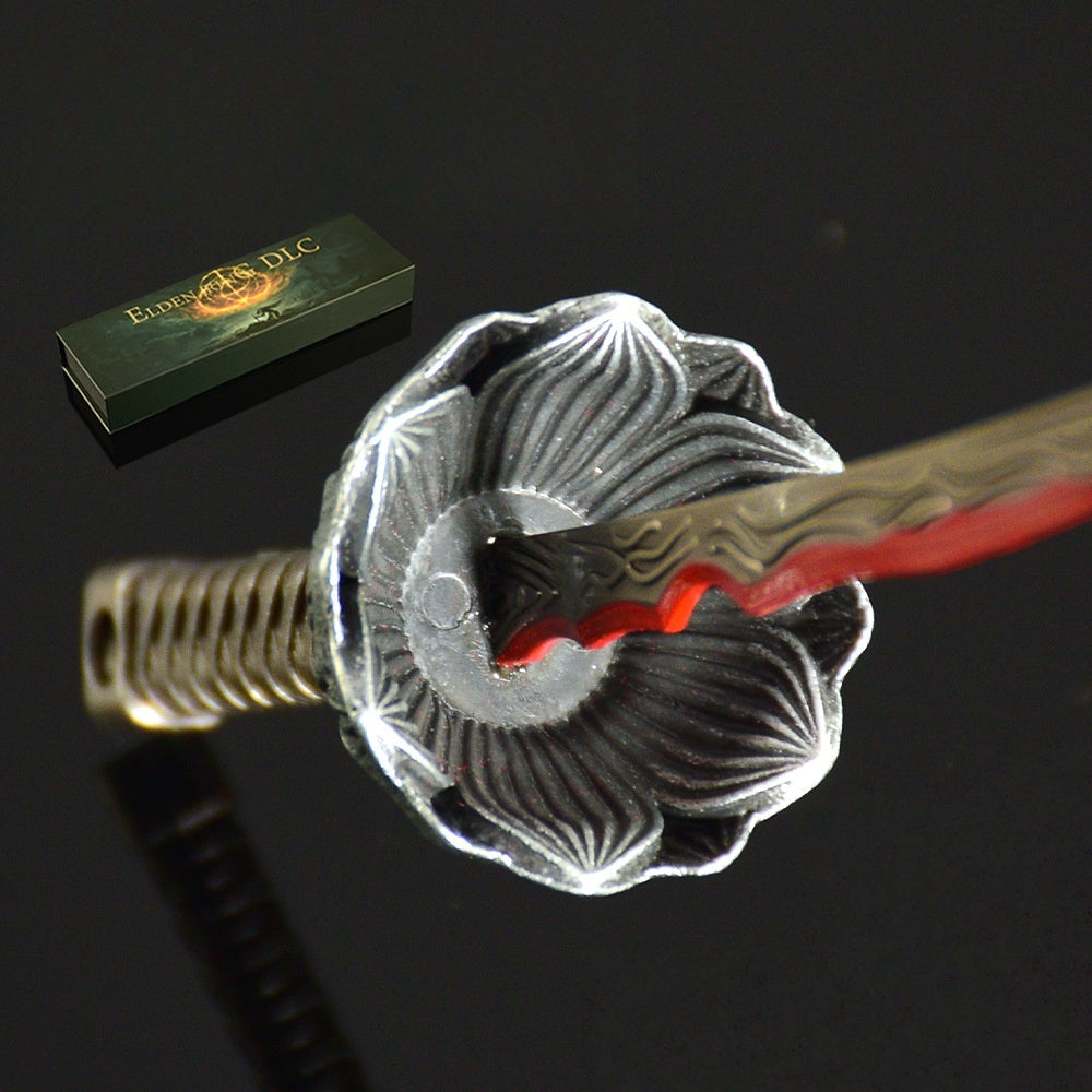 Nakorara　エルデンリング　エレオノーラの双薙刀　ミニ武器　ミニチュア　48㎝　98g　ダイキャスト製　工芸品　武器モデル　萌えグッズ