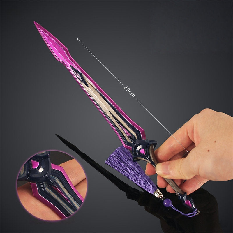Nakorara　Valorant 　インターヘルム ソード　ミニチュア　29㎝　139g　武器レプリカ ヴァロラント 　工芸品　アクセサリー　武器ファン　