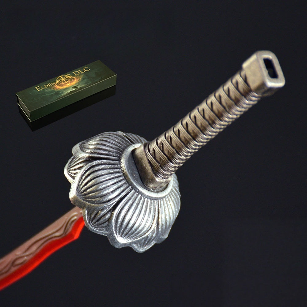 Nakorara　エルデンリング　エレオノーラの双薙刀　ミニ武器　ミニチュア　48㎝　98g　ダイキャスト製　工芸品　武器モデル　萌えグッズ