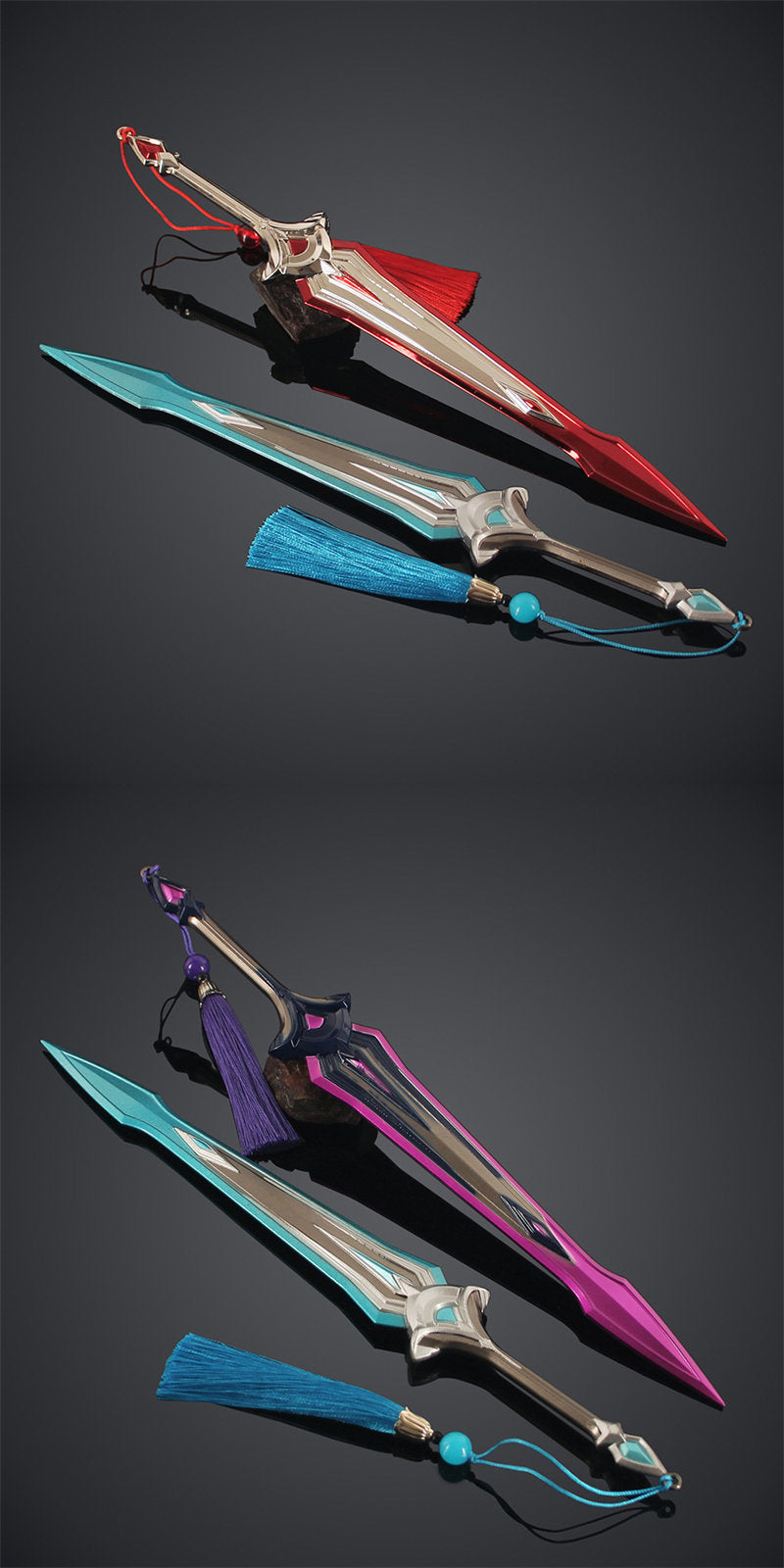 Nakorara　Valorant 　インターヘルム ソード　ミニチュア　29㎝　139g　武器レプリカ ヴァロラント 　工芸品　アクセサリー　武器ファン　