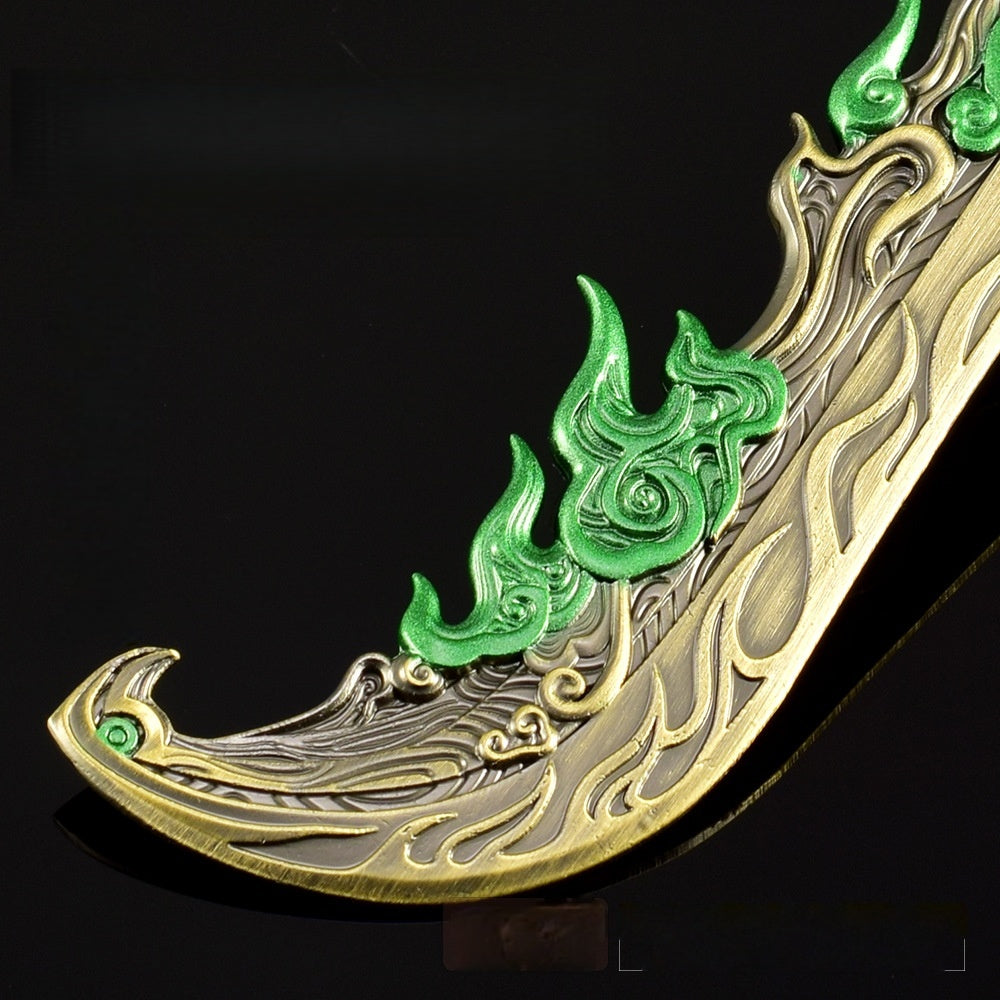 Nakorara　NARAKA:BLADEPOINT　  龍雀闊刀　大剣　30cm　ミニチュア　武器レプリカ　モデル　アクセサリー　 ナラカ　 工芸品　萌えグッズ　