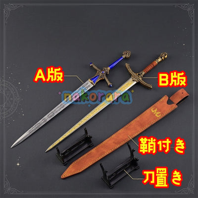 Nakorara　エルデンリング レラーナの双剣 　アクセサリー　ミニチュア　76ｇ　二本の剣　双月の騎士レラーナ」　30㎝　萌えグッズ　武器レプリカ　ELDENRING　DLC 　武器模型