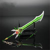 Nakorara　原神　チ虎魚の刀　 21cm ミニチュア　武器モデル　ダイキャスト製　装備品　アクセサリー　武器ファン向け　おもちゃ　レプリカ