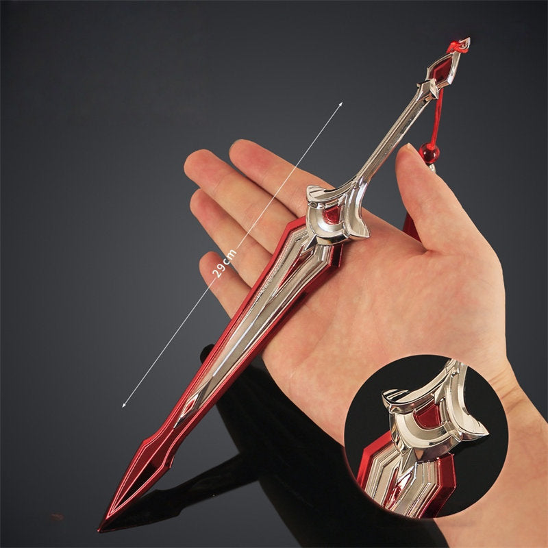 Nakorara　Valorant 　インターヘルム ソード　ミニチュア　29㎝　139g　武器レプリカ ヴァロラント 　工芸品　アクセサリー　武器ファン　