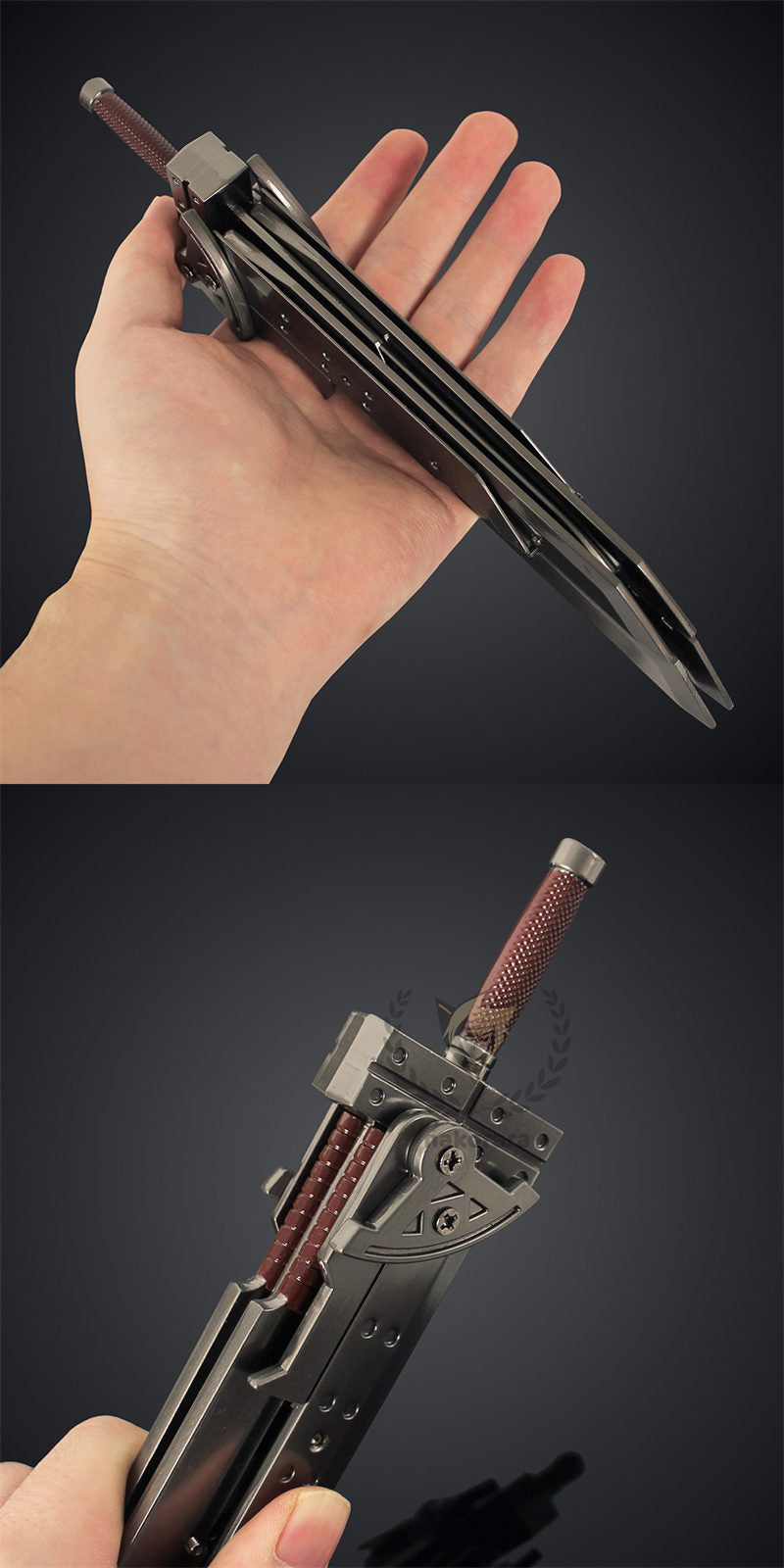 Nakorara ファイナルファンタジー 25cm　クラウドの愛剣　バスターソード　クラウド　ミニチュア　武器レプリカ　ダイキャスト製　FFシリーズ FFVII、FF7　