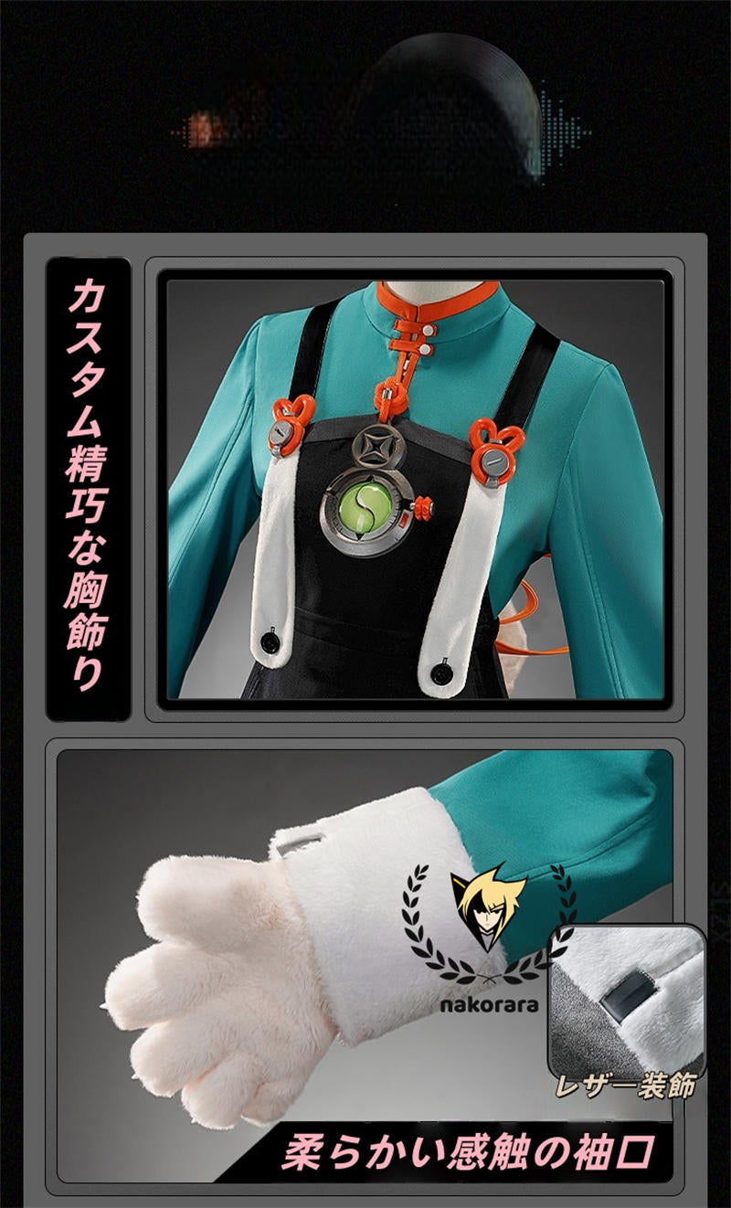 Nakorara ゼンレスゾーンゼロ  照 ざお クランプスの黒枝 　獣人　シリオン　コスプレ衣装　ウサギ　costume　イベント　尻尾＋ウィッグ＋爪追加可能　