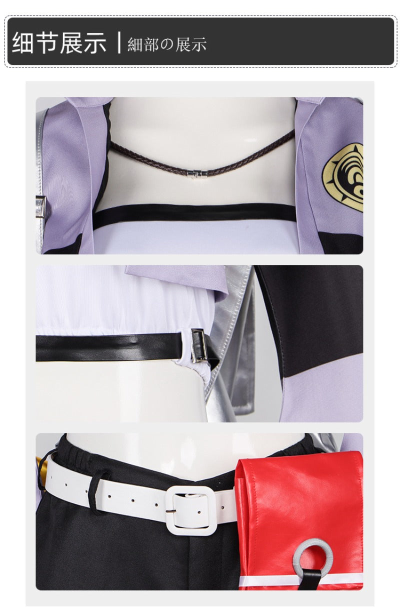 Nakorara　ガチアクタ リヨウ コスプレ衣装　鞄付　掃除屋 アクタ ハロイン　仮装　イベント　コスチューム