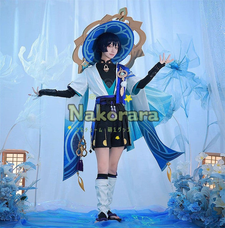 nakorara 原神  放浪者　コスプレ衣装　Wanderer　コスチューム　笠が別途追加可能 Naz21