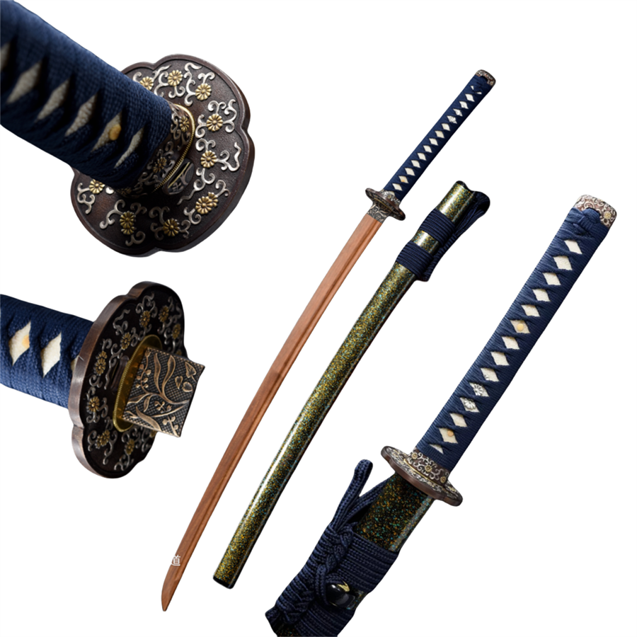 Nakorara 日本風 装飾品　鳳凰の羽　103cm Nakorara　サムライ用　日本刀　武器モデル　汎用刀　仕上げ模造刀　レプリカ　和風　コスプレ道具 唐風　模造刀　木刃　樹脂刃　工芸品　武士刀　サムライ　ソード　ハロウィン