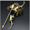Nakorara　原神　西風猟弓　17cm ミニチュア　チェーンブレイカー　武器モデル　キーホルダー　ダイキャスト製　装備品　アクセサリー　武器ファン向け　おもちゃ　レプリカ