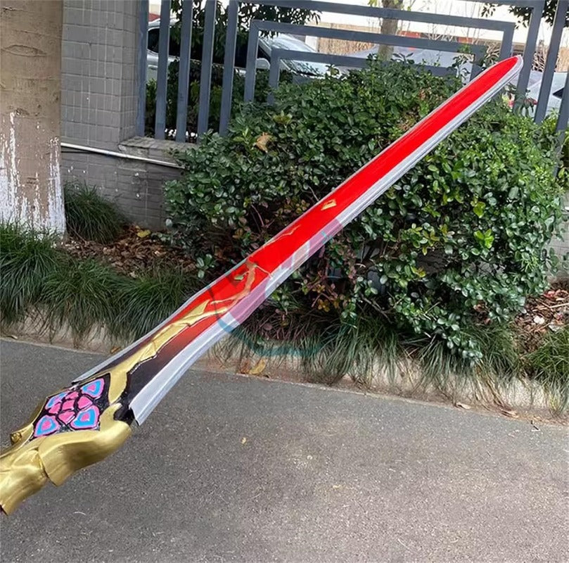 Nakorara 崩壊スターレイル 三月なのか 巡狩 唐風剣 107CM 武器 PU製 新人剣士 剣 刀 武器 コスプレ道具 Cosplay コスプレ小物