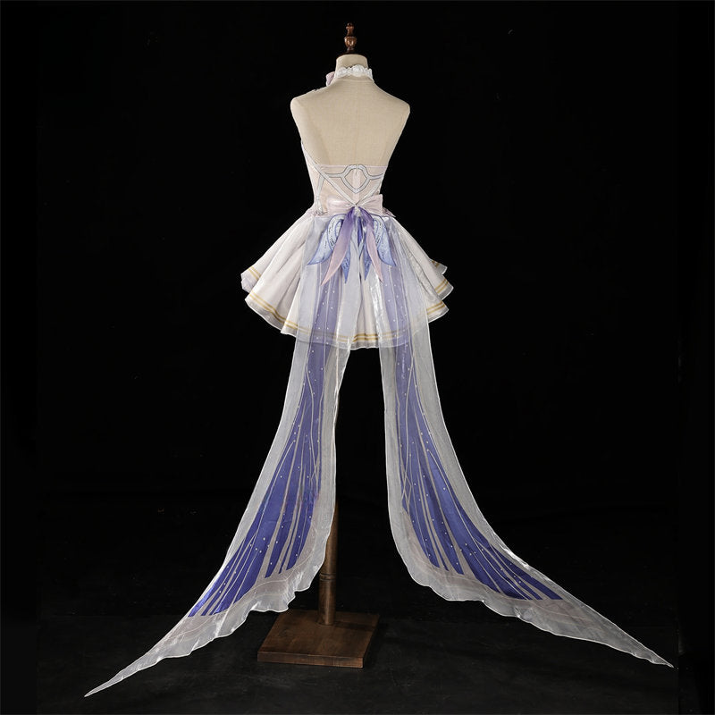 Nakorara 　原神 コロンビーナ コスプレ衣装 3D樹脂製 ナドクライ編 執行官 月の少女 キャラ再現 高品質ジャカード生地