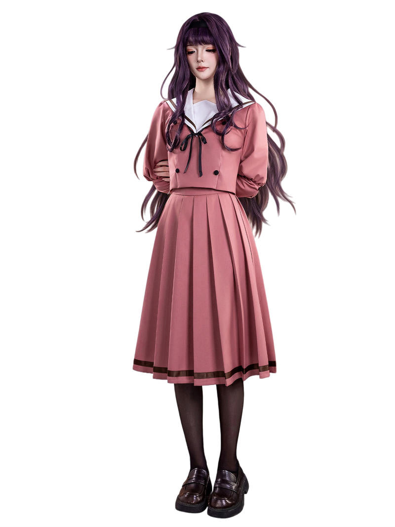納品　Nakorara 薫る花は凛と咲く　和栗薫子　コスプレ衣装　ユニフォーム　女子制服　わぐり かおるこ　ウィッグ追加　学園祭　柔らかい生地　JK服　ハロウィン