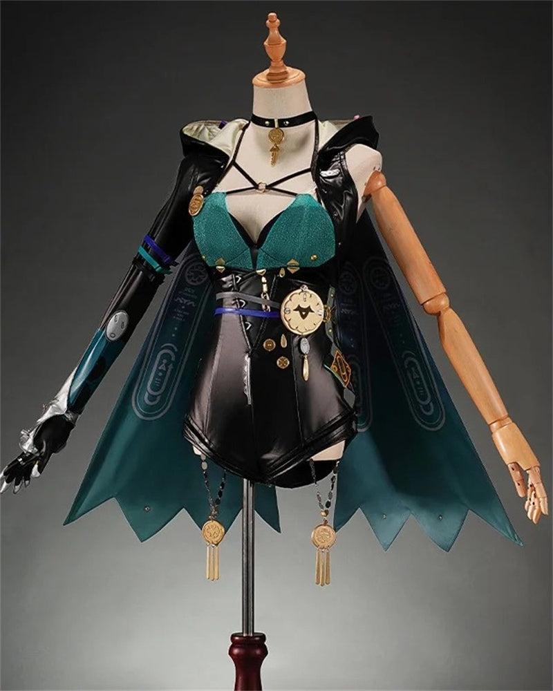 Nakorara ゼンレスゾーンゼロ ルシア・エロウェン コスプレ衣装 | 光る3Dバックパネル付属 | 公式色再現