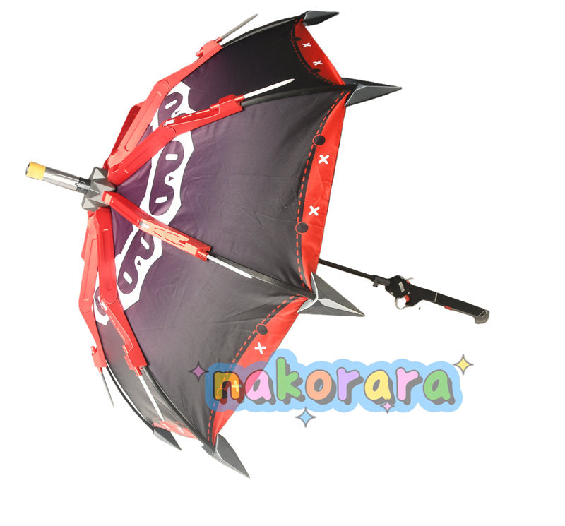 Nakorara ゼンレスゾーンゼロ　怪啖屋 浮波柚葉 　傘　コスプレ道具　Ukinami Yuzuha　PLA/ABS製・展開130cm イベント　